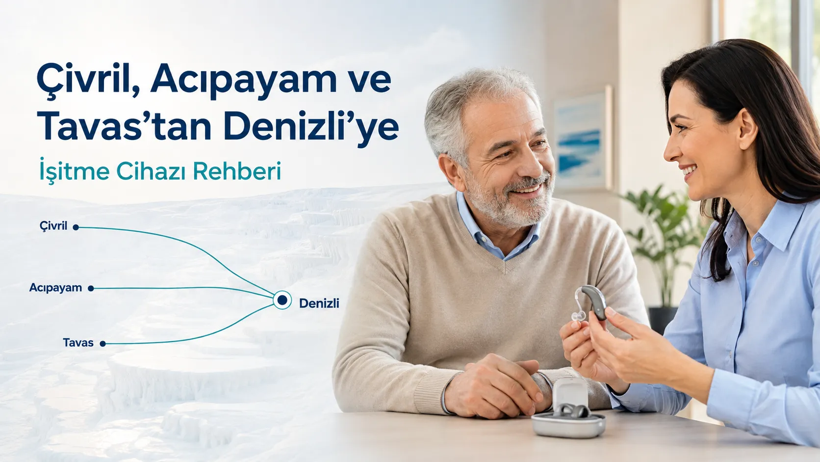 Yakın İlçelerden Denizli’ye İşitme Cihazı Yolculuğu